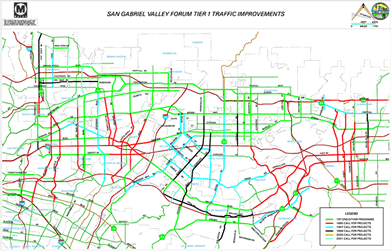 San Gabriel Valley Project Map