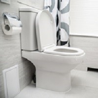 High-Efficiency Toilets: Saves 19 gallons per person daily.
