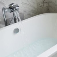Bathing: Filling the tub halfway saves 12 gallons per bath.