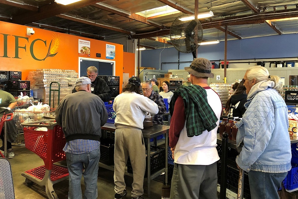 Image of "Interfaith Food Center" in Santa Fe Springs on March 29, 2019