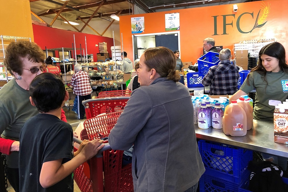 Image of "Interfaith Food Center" in Santa Fe Springs on March 29, 2019
