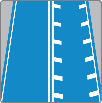 Speed Reduction Pavement Markings