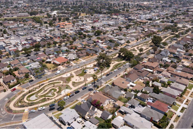 aerial view Northside Dr