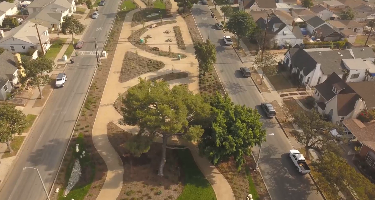 aerial view Northside Dr