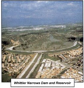 Whittier Narrows Dam and Reservoir